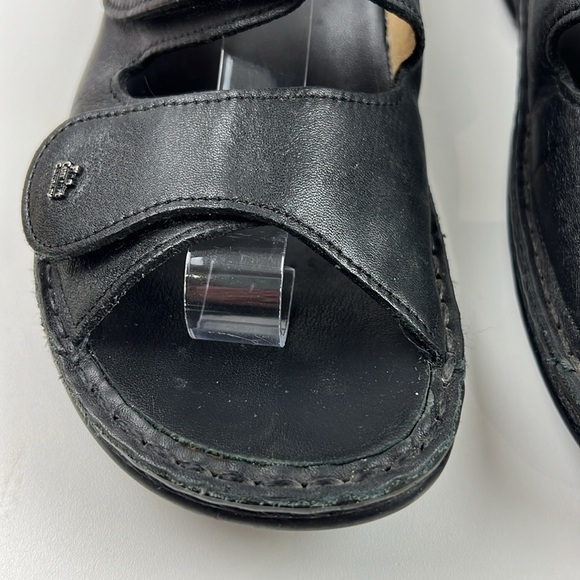 Finn Comfort Women's Black leather Sansibar Sandals Size 39 - Picture 4 of 13